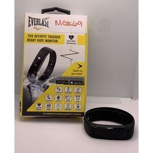 Everlast TR9 EVWTR009BK Unisex Heart Rate Monitor Activity Tracker Band MGK69